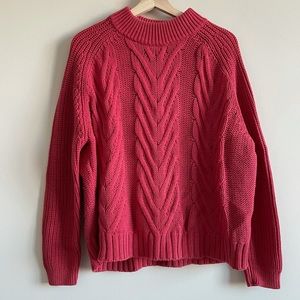 J.Crew Cable-knit Mockneck Sweater